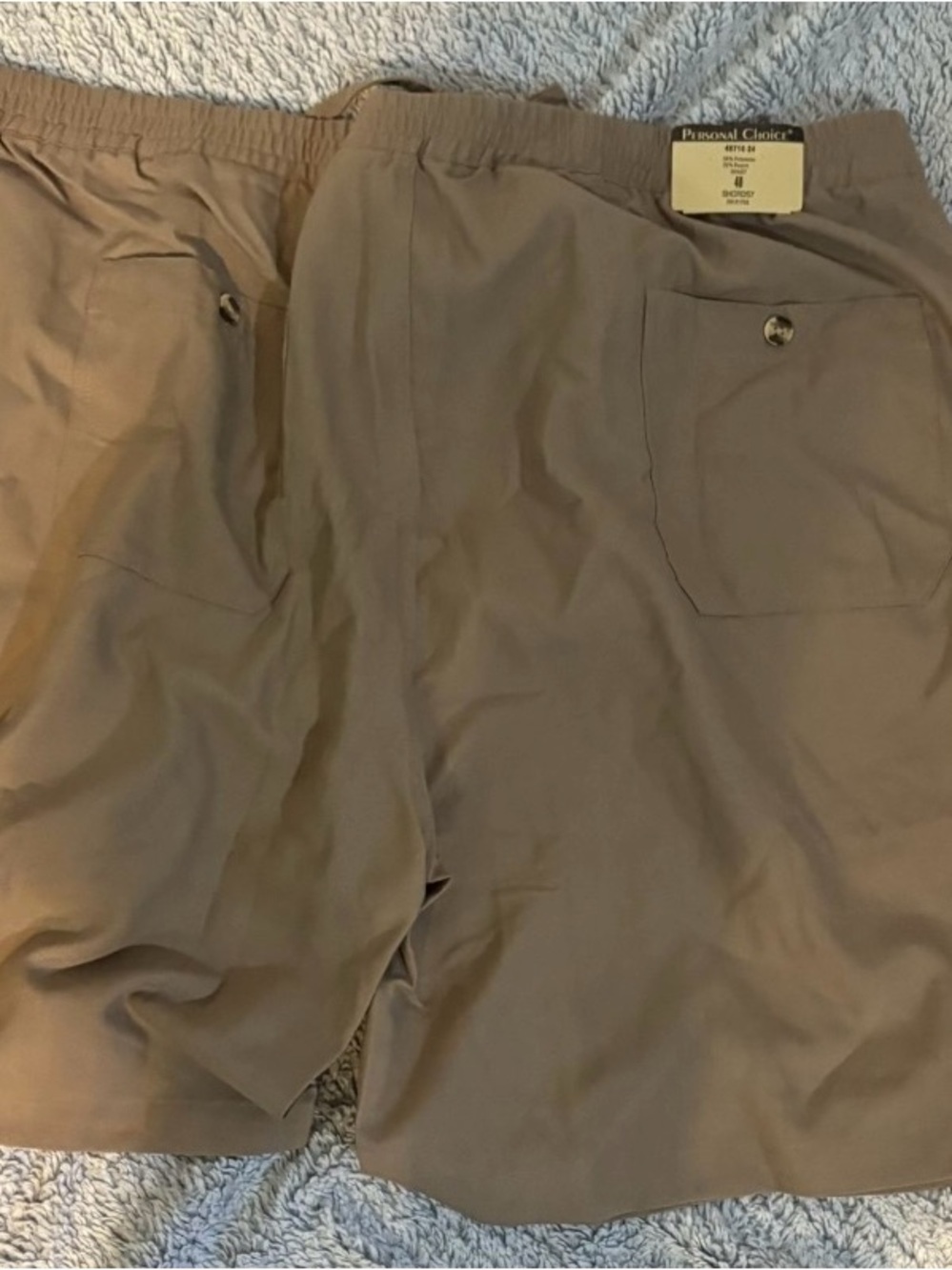 Men’s Tan Pull-On Chino Shorts